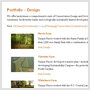 Custom built portfolio system, showing featured projects